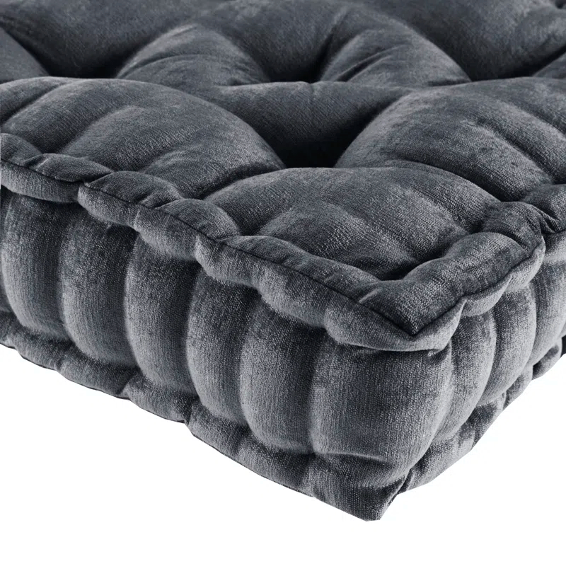 Intelligent Design Azza Poly Chenille Square Floor Pillow Cushion