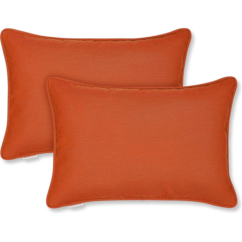 Austin Horn Classics Corded Edge Indoor/Outdoor Reversible Throw Pillow (Set of 2)