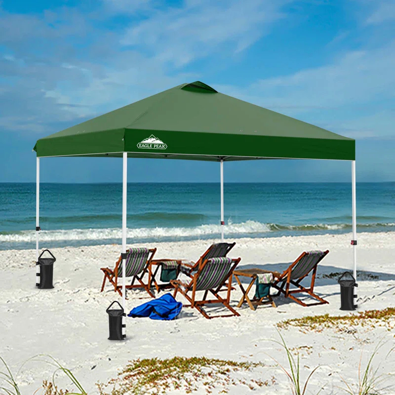Pop Up Canopies 10 Ft. W x 10 FT. D Metal Party Tent Canopy
