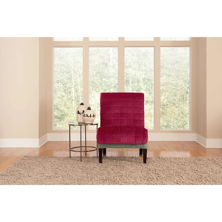 Sure Fit Deluxe Box Cushion Armchair Slipcover