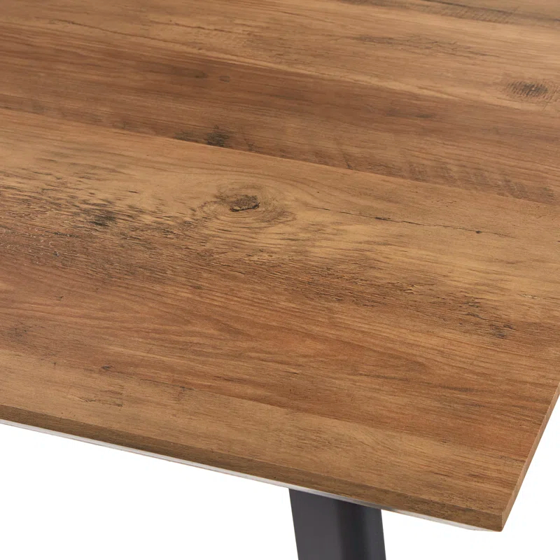 Metal Base Dining Table