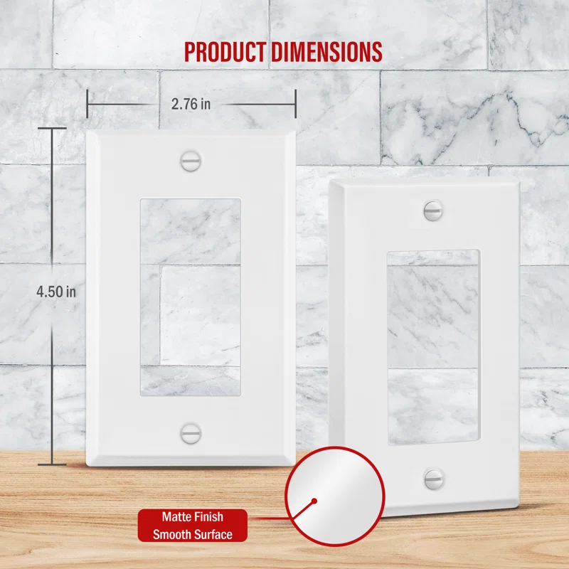 No Subject 1 - Gang Rocker Standard Wall Plate (Set of 5)