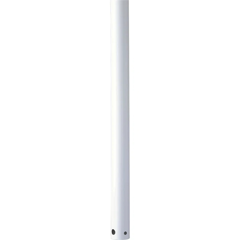 Progress Lighting 36-Inch Ceiling Fan Downrod In White Finish