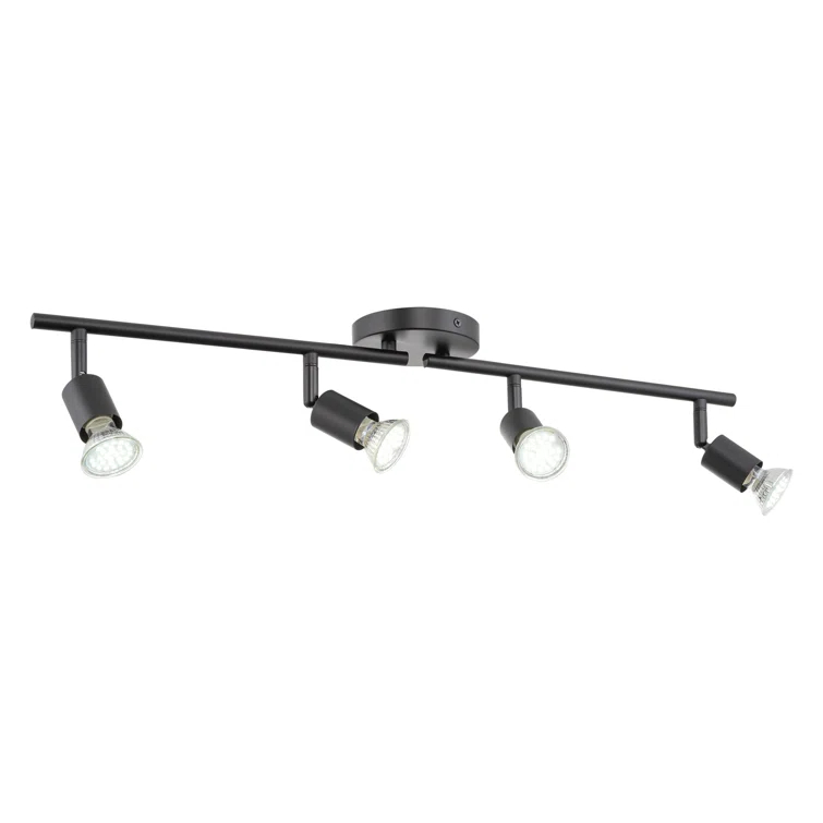 Kira Home 26.5'' 4 -Light Fixed Track Track Kit with Adjustable Head