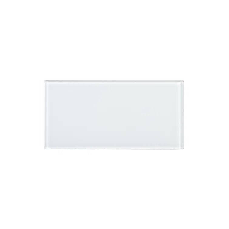 WS Tiles® 3'' W x 6'' L Glass Peel and Stick Subway Tile