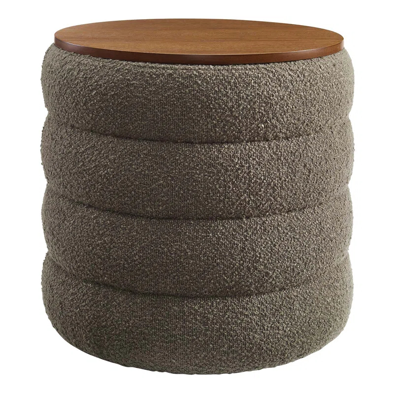 Modway Modway Mezzo 17.3" Wide Round Storage Ottoman