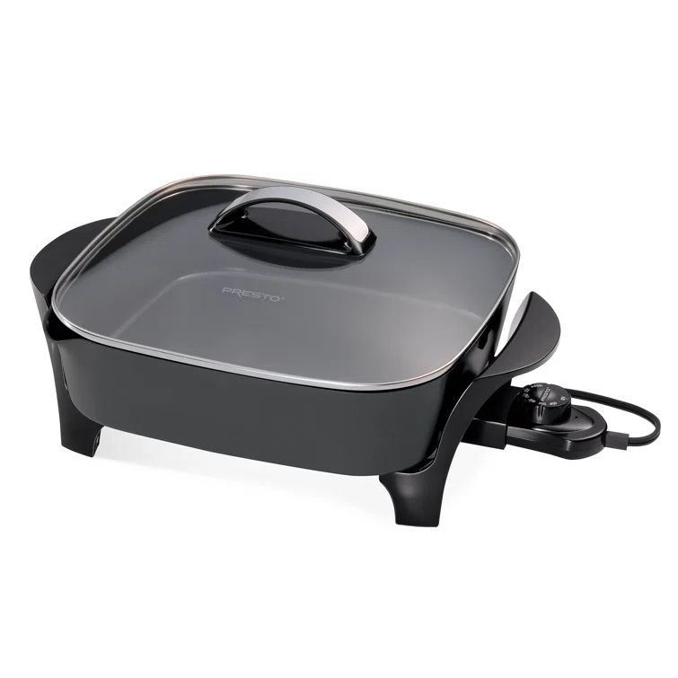 Presto Presto 12" Electric Skillet With Glass Lid