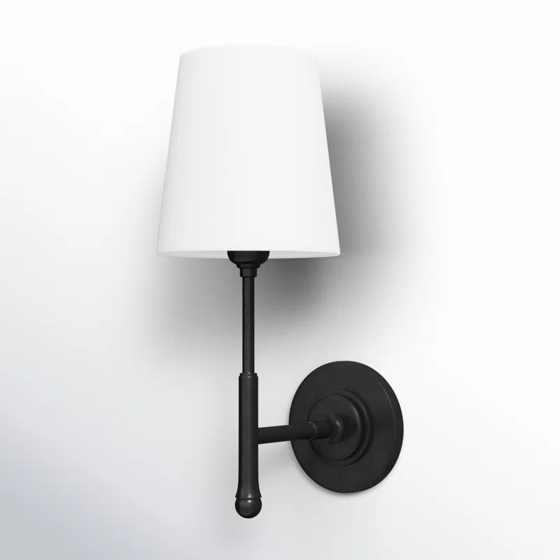 Single Light Steel Dimmable Wallchiere