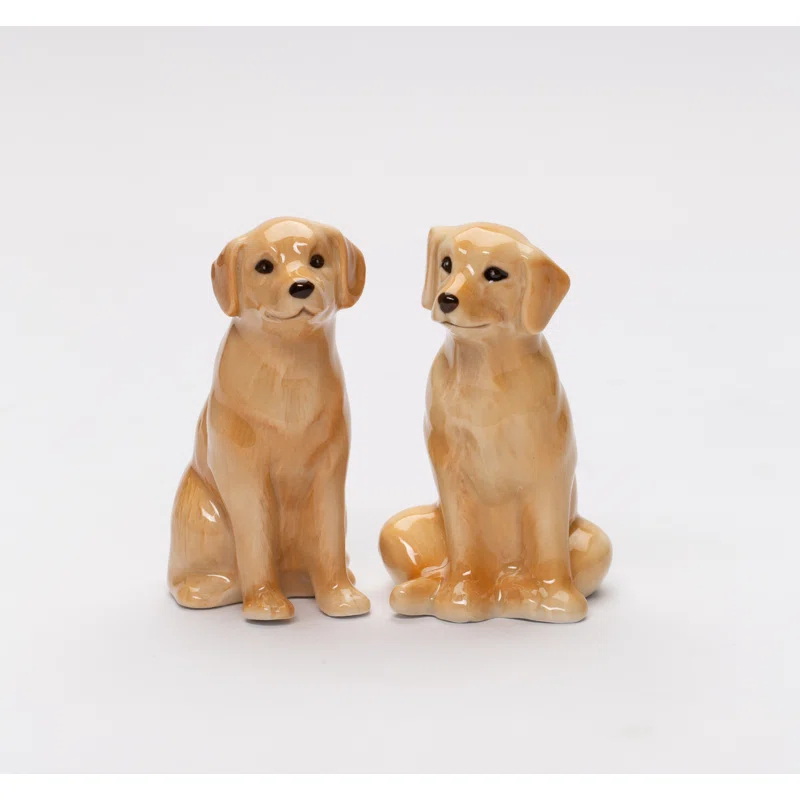 Cosmos Gifts Labrador Salt And Pepper Shaker Set