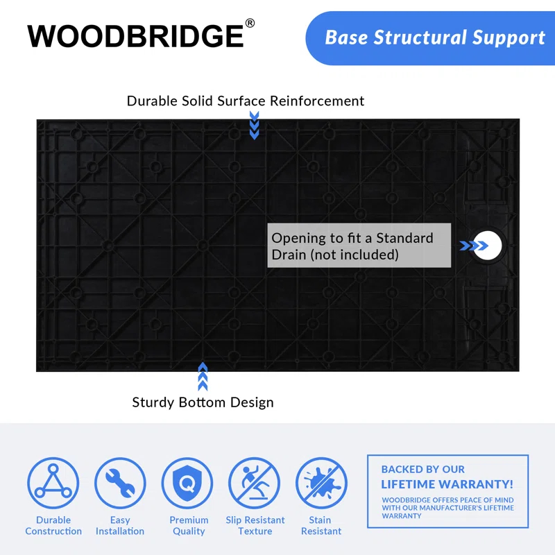60'' W 75'' H Framed Rectangle Shower Stall