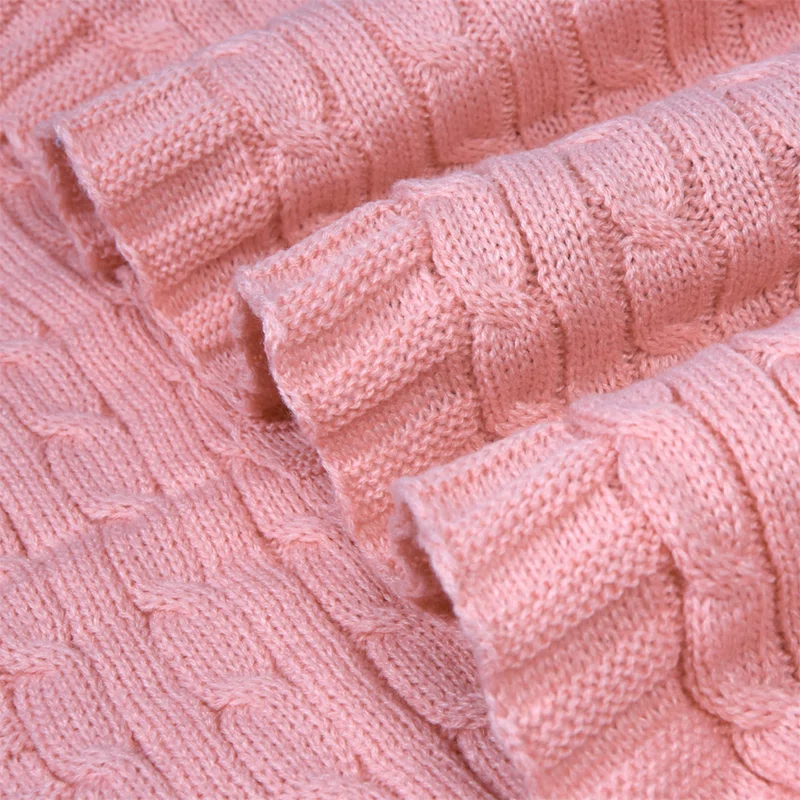 Legacy Decor Knitted Throw Blanket