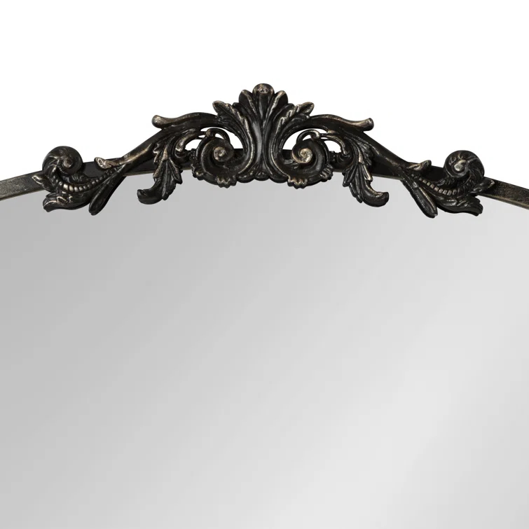 Fleur De Lis Living Anglo Metal Flat Mirror