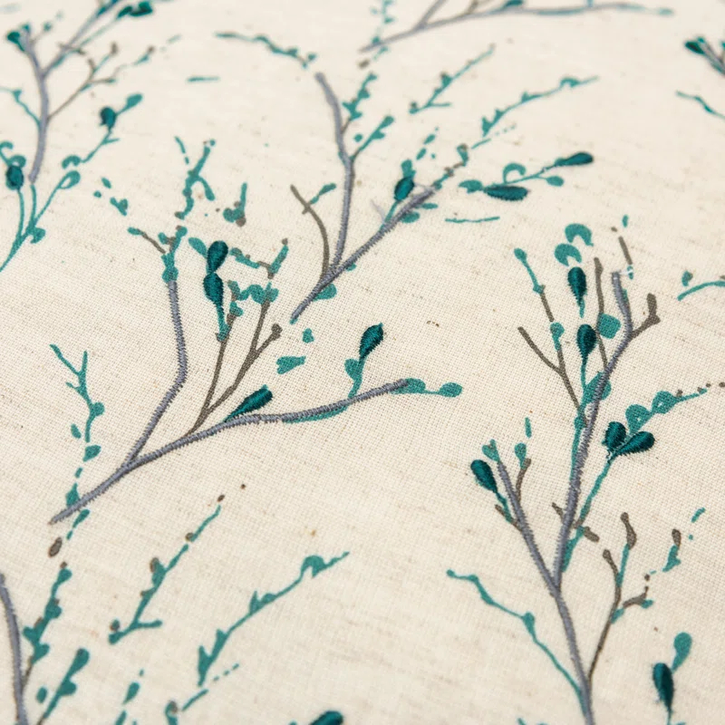 Rizzy Home Embroidered Cotton Throw Pillow