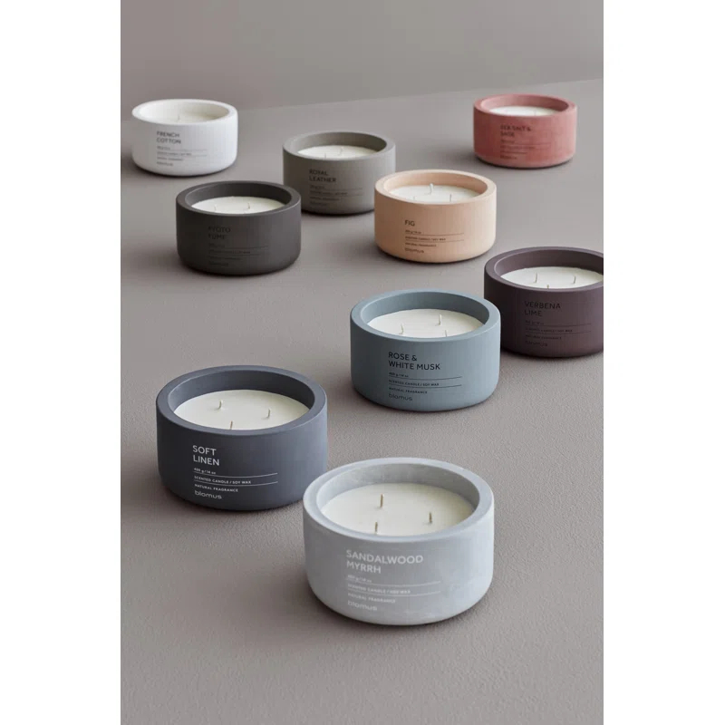 FRAGA Rose and White Musk Scented Jar Candle