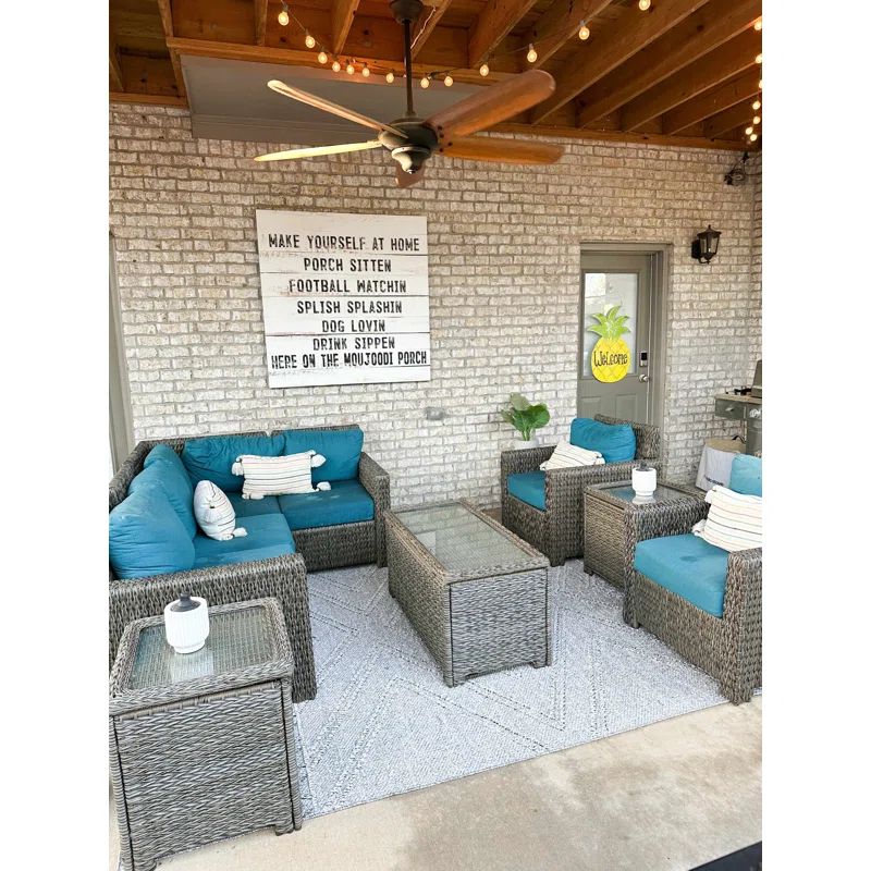 Union Rustic Keiora Moroccan Machine Woven Polypropylene Indoor / Outdoor Area Rug in Gray