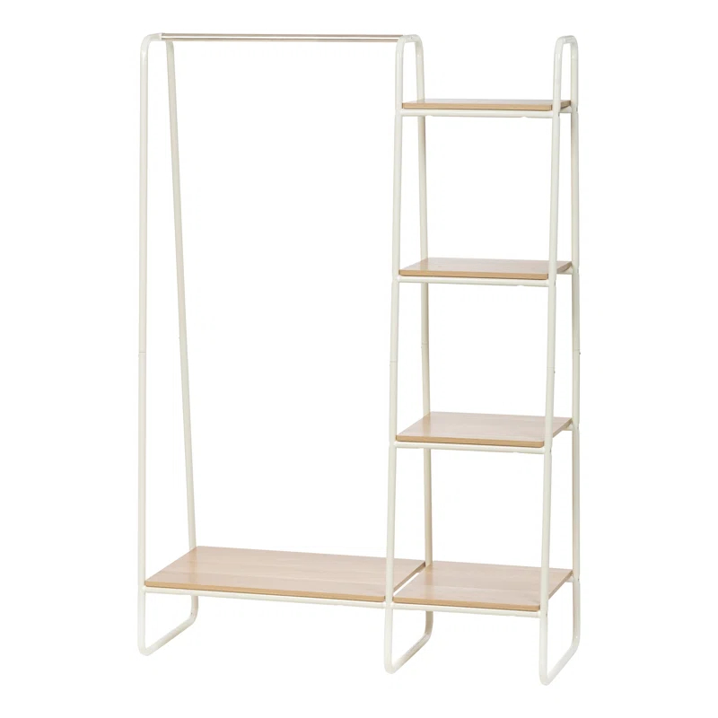 IRIS USA, Inc. Multi-Shelf Metal Garment Rack