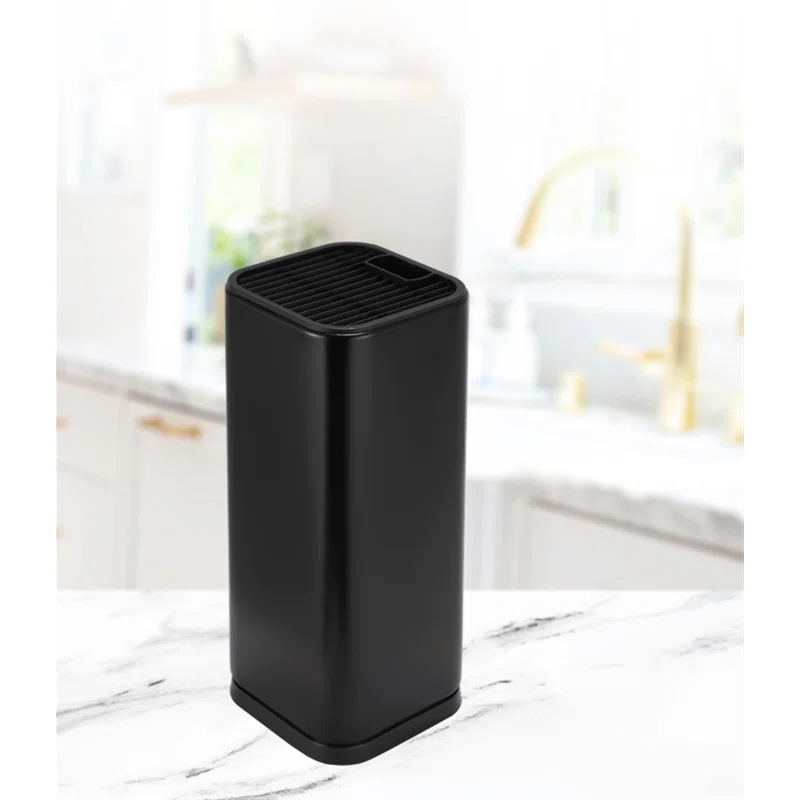 Dura Living Dura Living Universal Knife Block Holder, Stainless Steel Organizer, Space-Saving Storage Stand