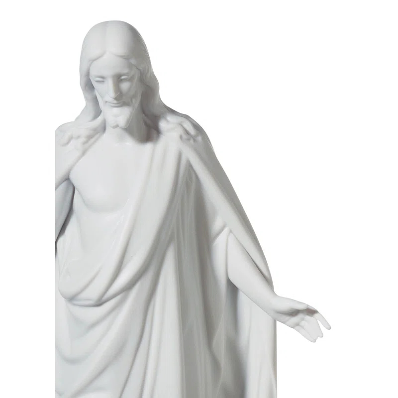 Lladro Christ Figurine. Left