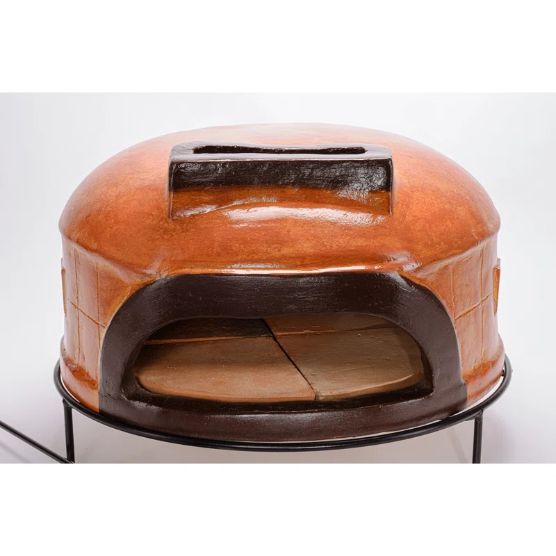 Tierra Firme Tierra Firme Talavera Clay Free Standing Wood Burning Pizza Oven