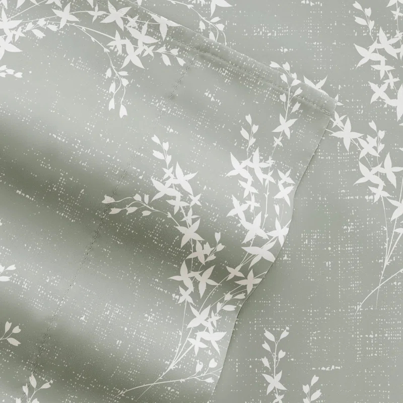 IEnjoy Home 4 Piece Delicate Details Pattern Sheet Set
