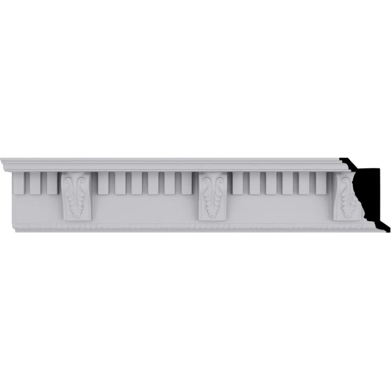 Ekena Millwork Dentil With Bead Crown Moulding