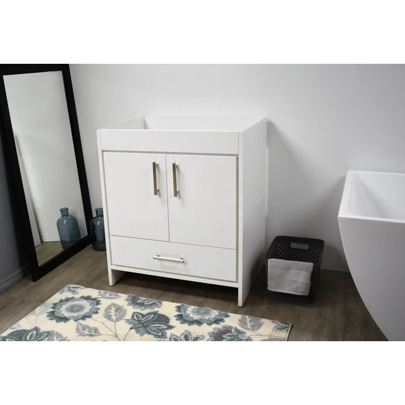 Capri 24 in. W x 22 in. D x 34 in. H Single Sink Bath Vanity Cabinet without Top