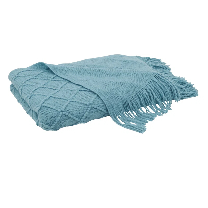 Saro Sevan Collection Hand Woven Throw Blanket