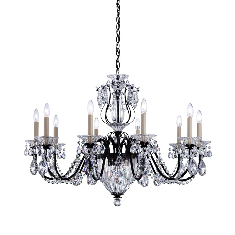 Schonbek Bagatelle 13 - Light Glass Dimmable Classic / Traditional Chandelier