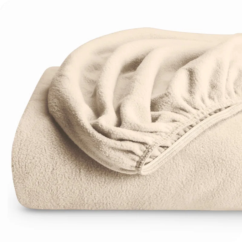 Bare Home Micro Fleece Super Soft Fitted Sheet