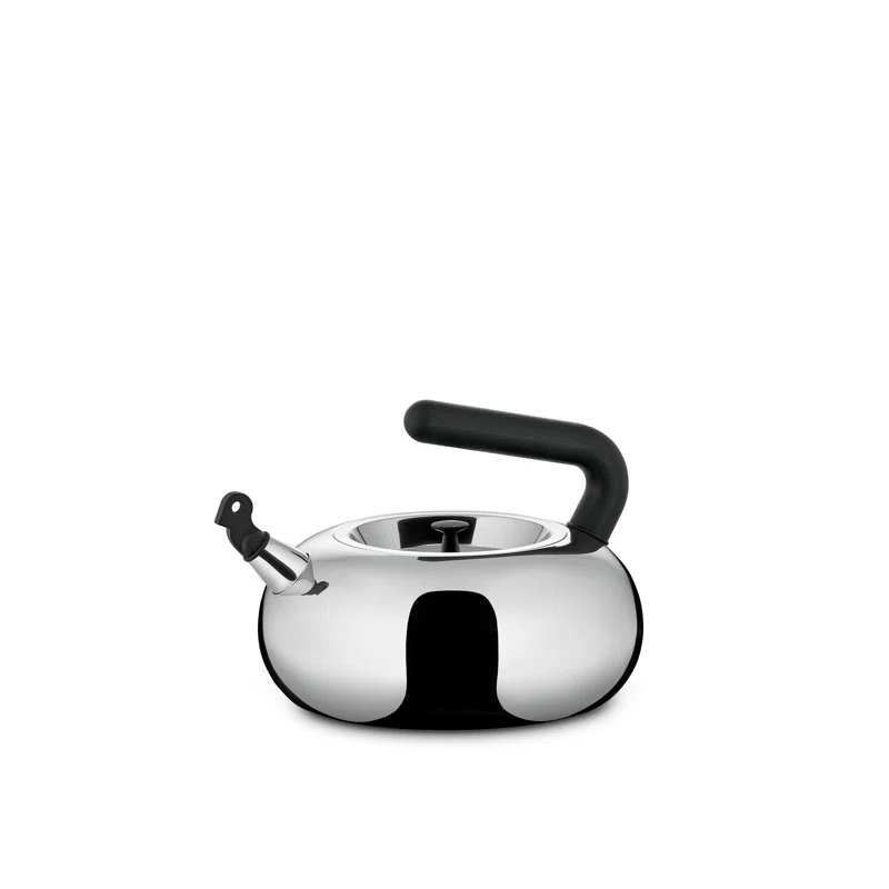 Alessi Alessi Bulbul 2.64 Quarts Stainless Steel (18/10) Whistling Stovetop Tea Kettle