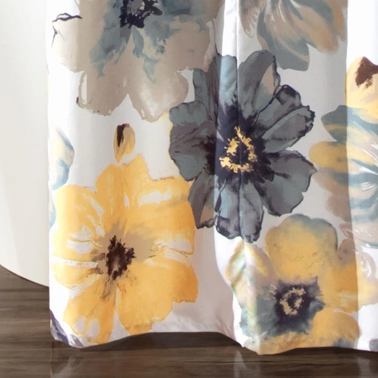 Lush Decor Floral Single Shower Curtain & Reviews | Wayfair