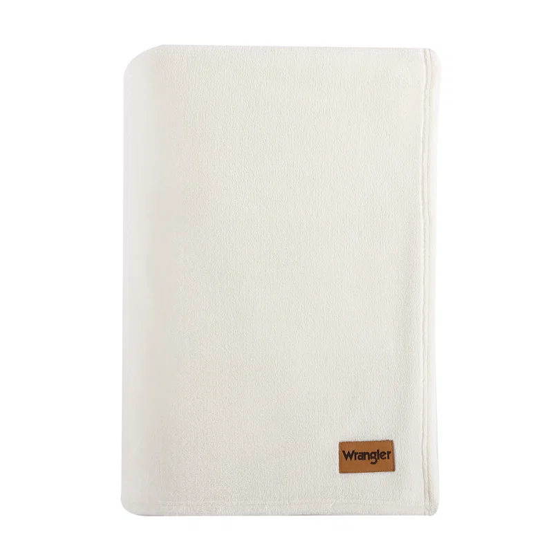 Wrangler Ultra Soft Plush Fleece Cozy Bed Blanket