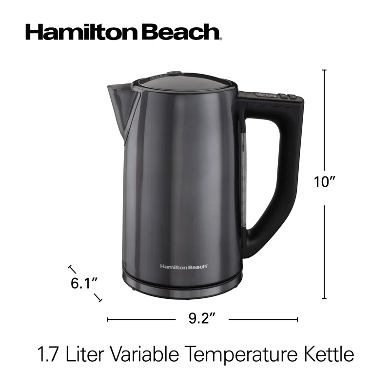 Hamilton Beach Hamilton Beach® Variable Temperature Electric Kettle 1.7 Liter Capacity