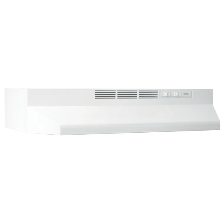 Broan NuTone Broan NuTone 24" Steel Ductless (Non-Vented) Under Cabinet Range Hood with Charcoal Filter BUEZ124WW