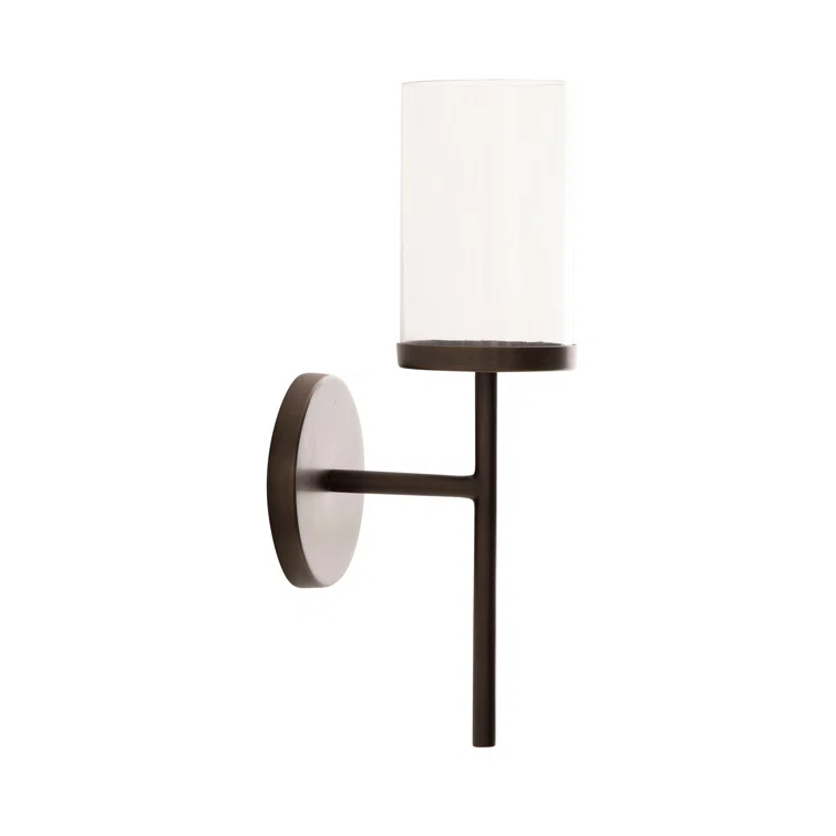 Kate and Laurel Blaise 14.0" Metal Wall Sconce