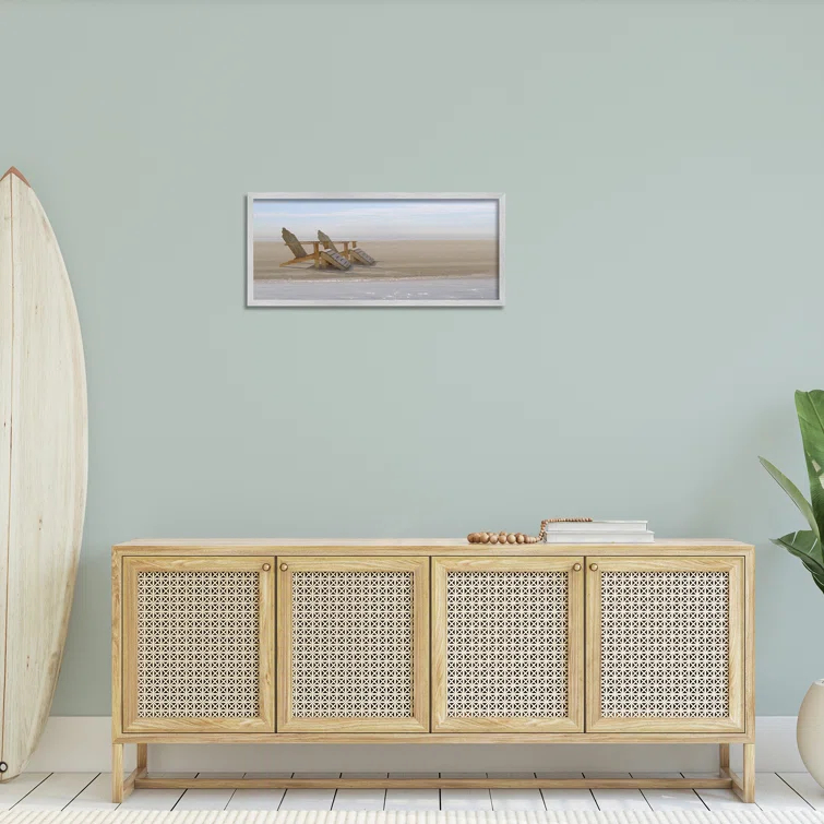 Stupell Industries Bc-425_FG " Beach Chairs By Shore " by Noah Bay