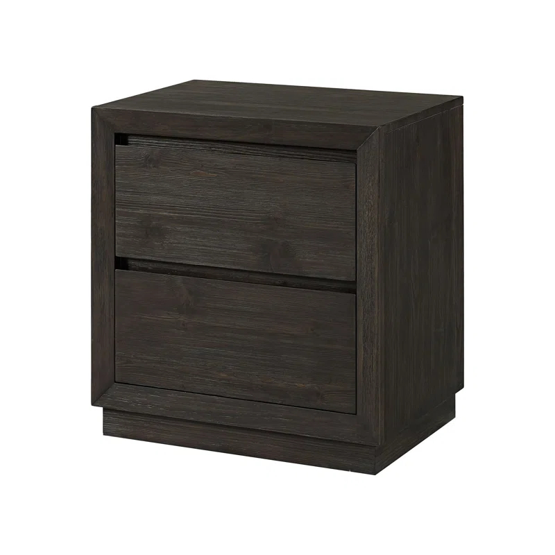 Birch Lane™ Albie 2-Drawer Pine Nightstand