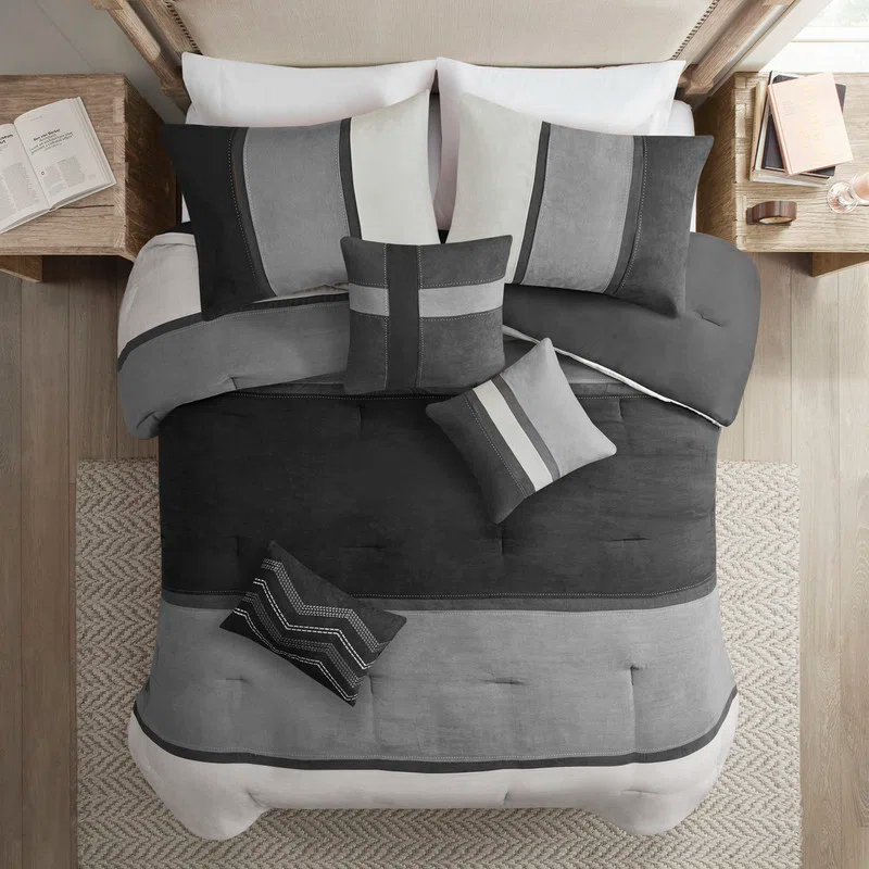Madison Park Palisades Microfiber Comforter Set