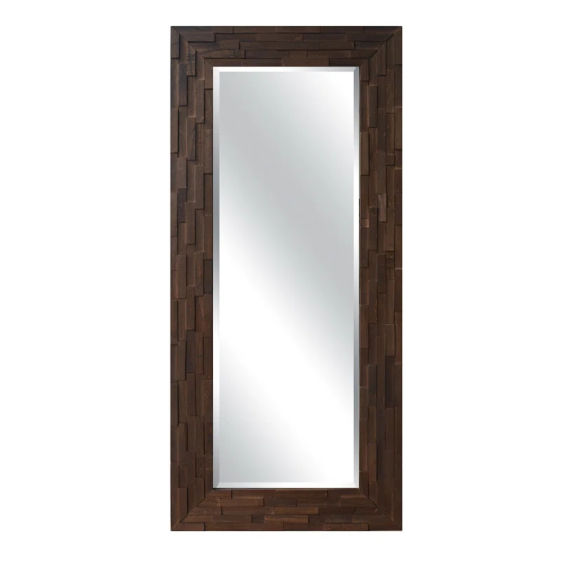 A&E Bath and Shower Metal Flat Floor Mirror