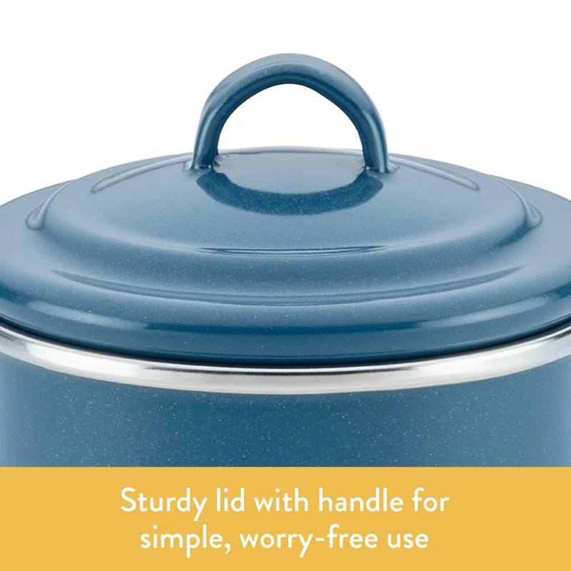 Ayesha Curry Ayesha Collection Enamel on Steel Bacon Grease Cans, Set of 2
