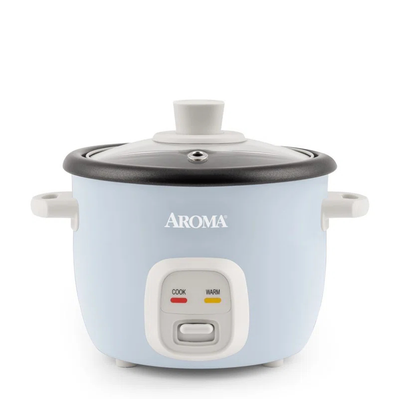Aroma® 4-Cups (Cooked) / 1Qt. Rice & Grain Cooker, Blue