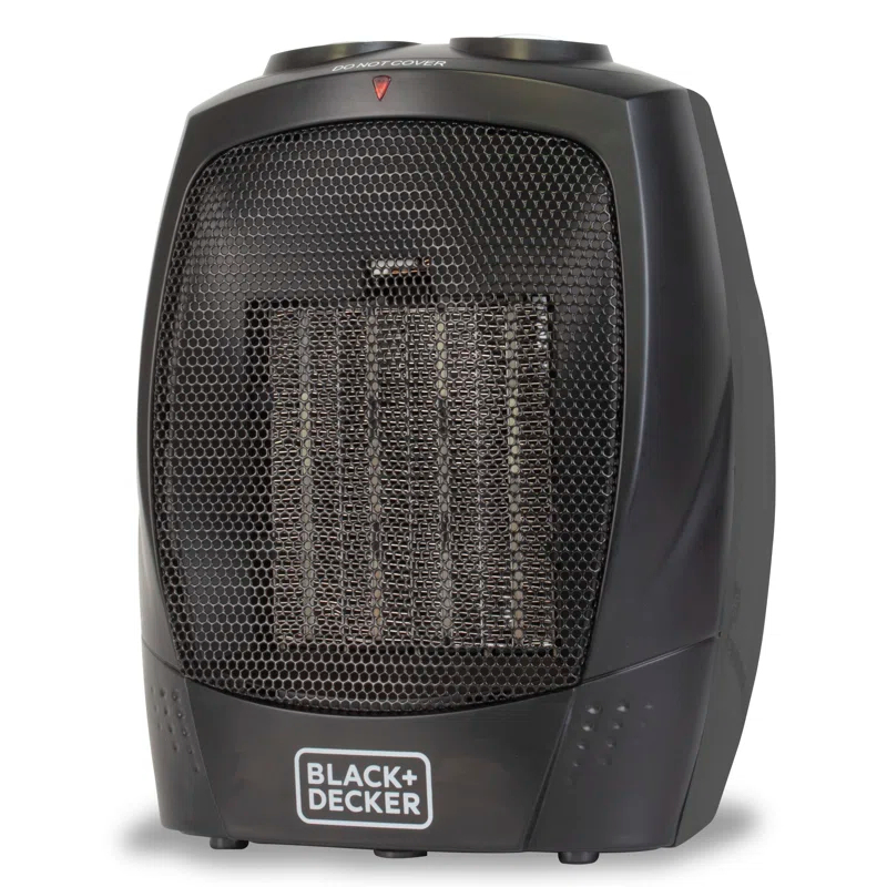 BLACK+DECKER Personal 1500 Watt Electric Fan Compact Heater with Manual Control