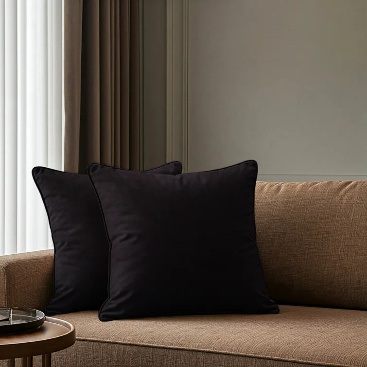 A1 Home Collections LLC Velvet Pillow Cover (Set of 2)