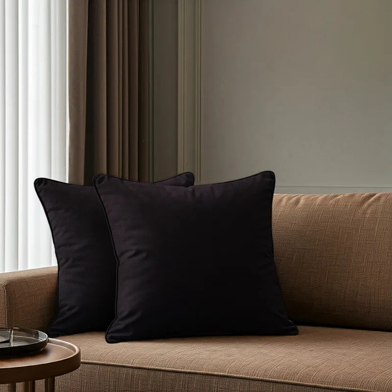 A1 Home Collections LLC Velvet Pillow Cover (Set of 2)