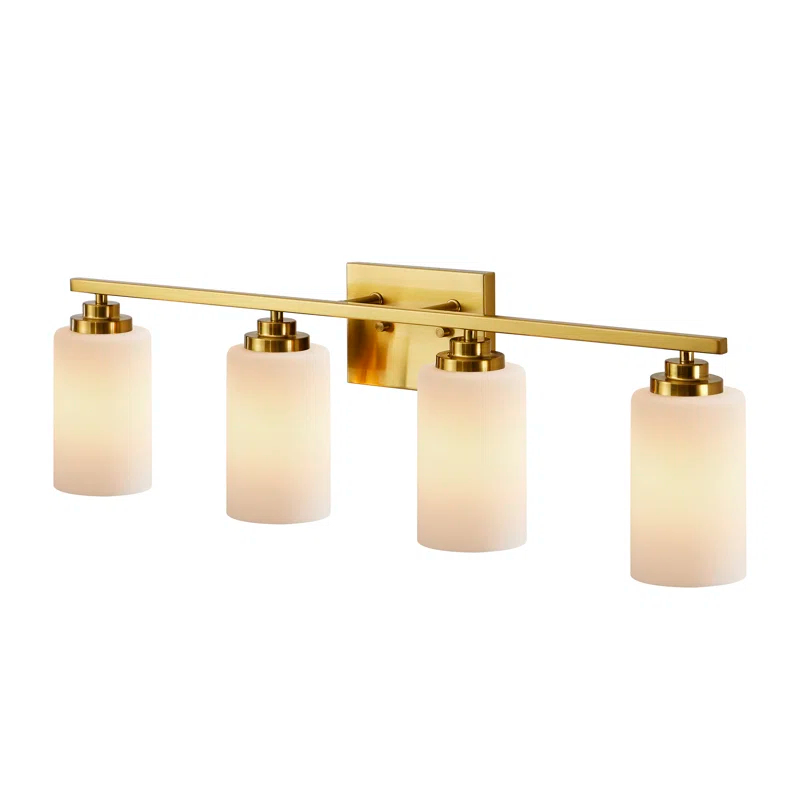 Vanity Light With Frosted White Glass