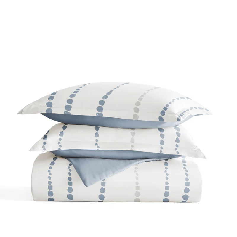 IEnjoy Home Urban Vibe Pattern Reversible Duvet Cover Set