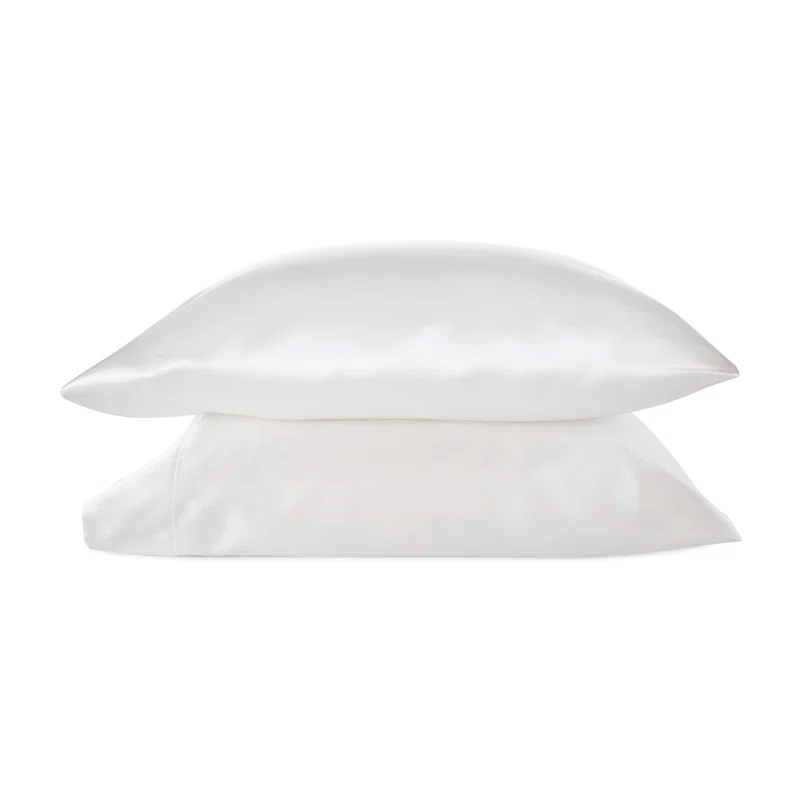Seduction Martex Elegance Satin Silk Pillowcases Set Of 2 Hotel Quality - Super Soft & Breathable