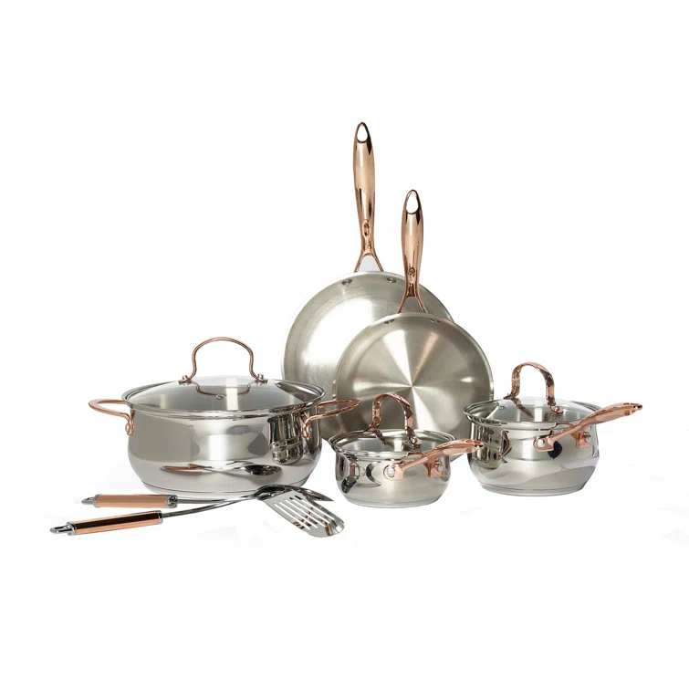 Denmark Celebrations 10 - Piece Stainless Steel Cookware Set