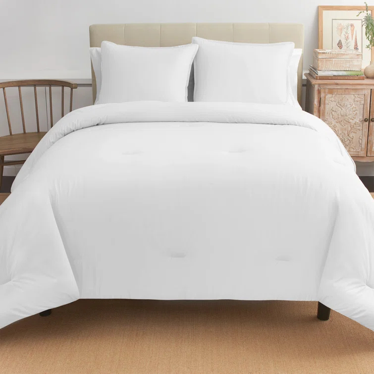 Boutique Living Reversible Percale Cotton Comforter Set