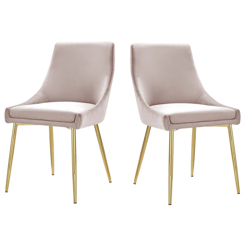Modway Viscount Performance Velvet Dining Chairs (Set of 2)